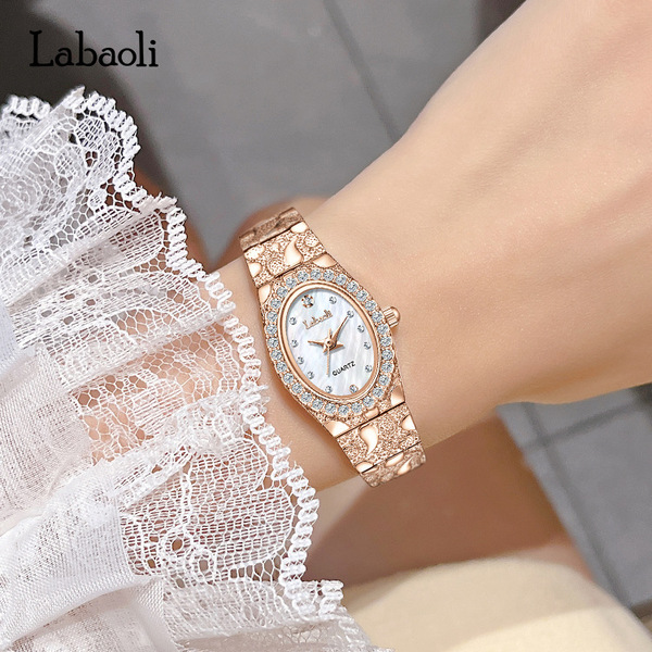 Diamond-Encrusted Women's Quartz Watch - Image 2