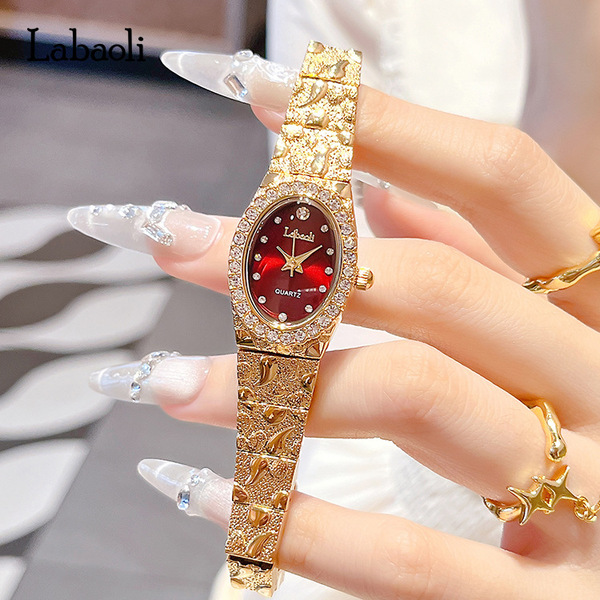 Diamond-Encrusted Women's Quartz Watch - Image 3