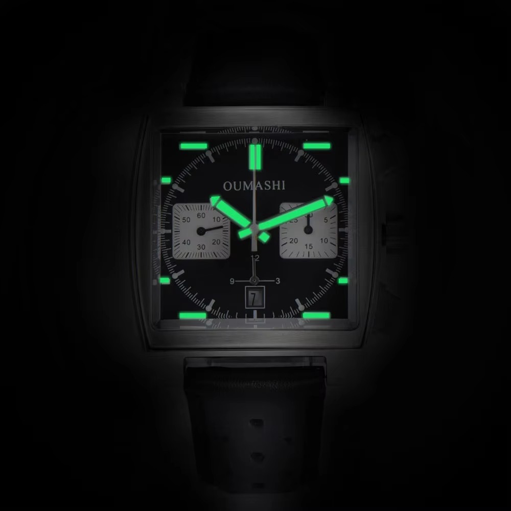 Men's Luxury Watch ETA7750 Stainless Steel Case Chronograph Sports Watch - Image 2