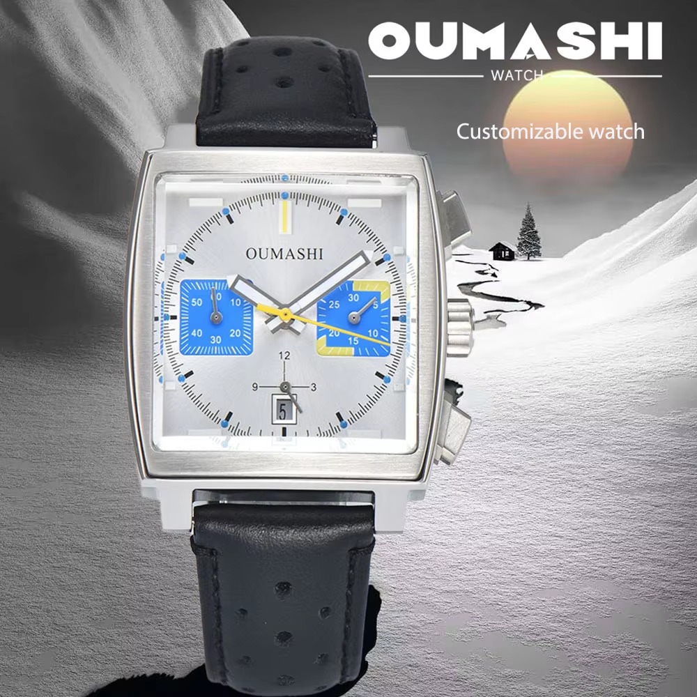 Men's Luxury Watch ETA7750 Stainless Steel Case Chronograph Sports Watch - Image 5